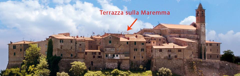 Вілла Una Terrazza Sulla Maremma Caldana Номер фото